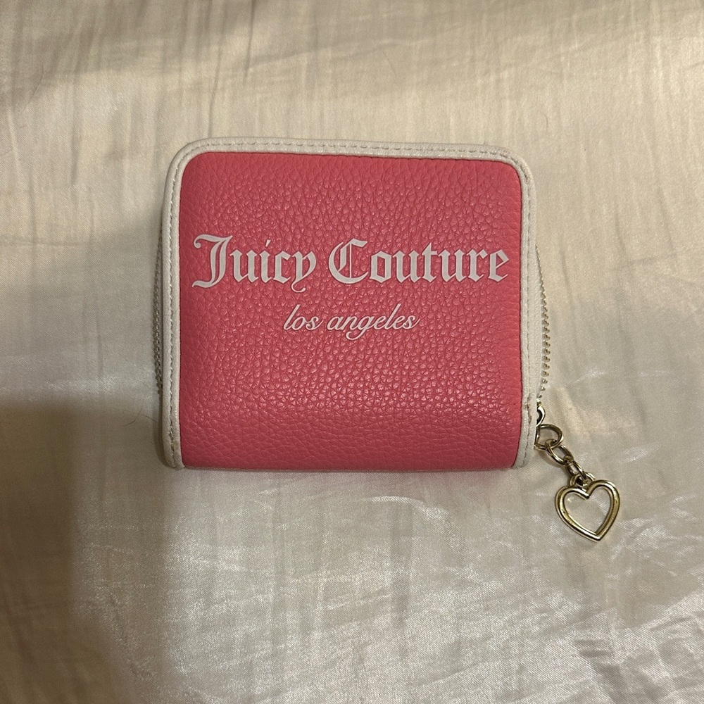 Juicy Couture Pink and White Wallet